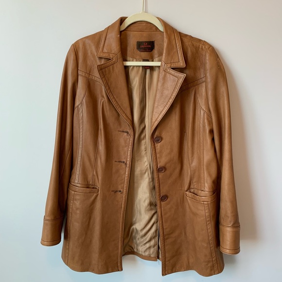 Danier Italian Leather Coat - Picture 1 of 4